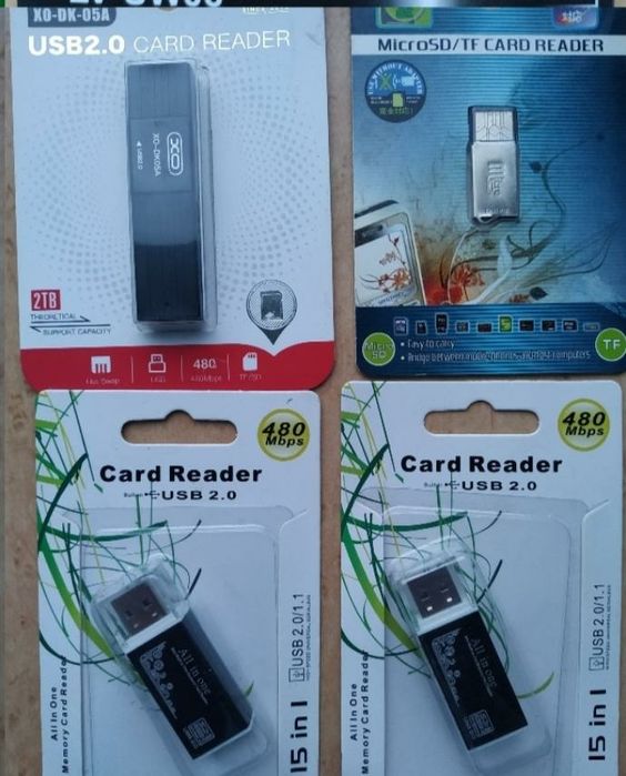 Кардрідери USB нові для карт пам'яті всіх видів