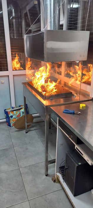 Стіл для мангал з нержавіючої сталі