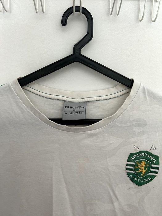T-Shirt SCP Sporting Clube de Portugal Macron / Treino (Tamanho M)