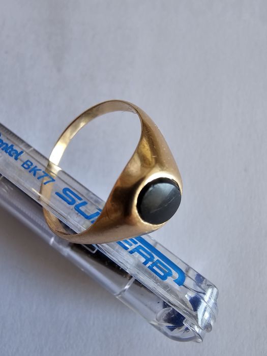 Anel ouro 19,2k com pedra