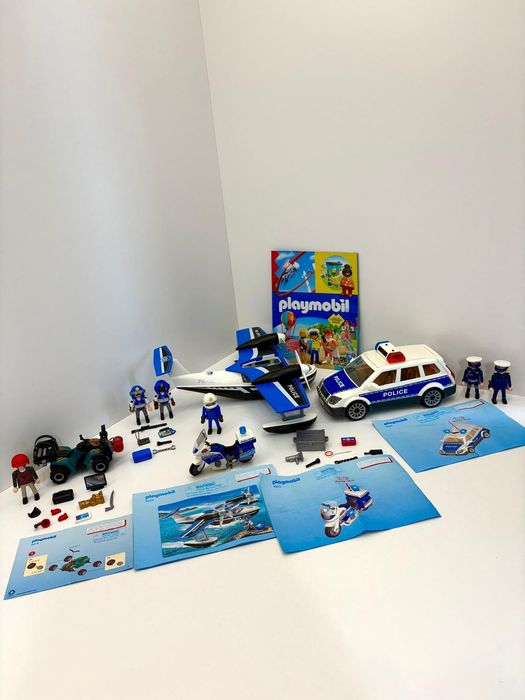 Playmobil wodolot motocykl przestępca quad radiowóz