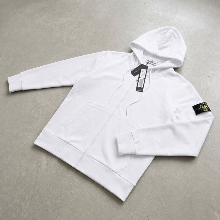 Олх доставка! Зіп-хдуі stone island | кофта Стон Айленд біла | Стонік зіпка  S M L XL