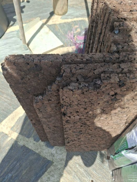Isolamento de cortiça expandida de 20 mm, 2 m², 8 embalagens (embalagem de 4 unidades) Total de 16 m²