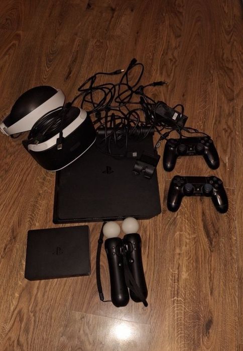 ps4 + vr + kontrolery + gry