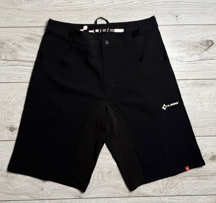 Spodenki rowerowe Cube wygodny krój idealne dopasowanie rower MTB