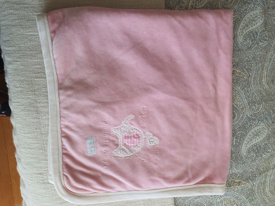 Manta bebé em veludo Maiorista