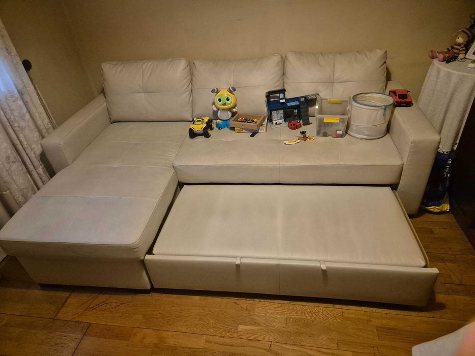 Sofá cama chaise longue 3 lugares