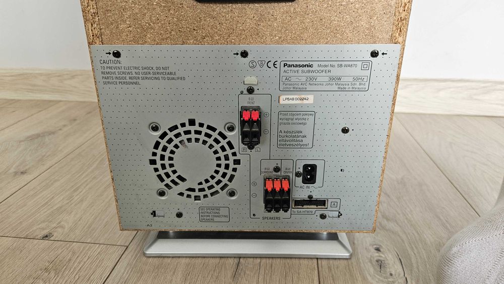 Panasonic SA-HT870 kino domowe 5.1 + subwoofer + kolumny + konwerter TV