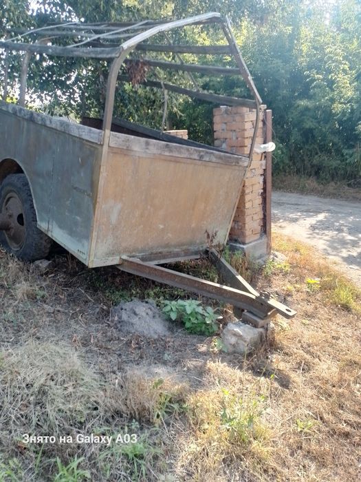 Причеп одноосний самаробний