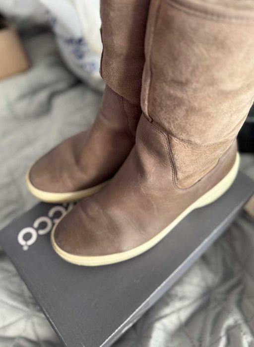 Розпродаж! Напівчоботи на танкетці ECCO SOFT 7 WEDGE