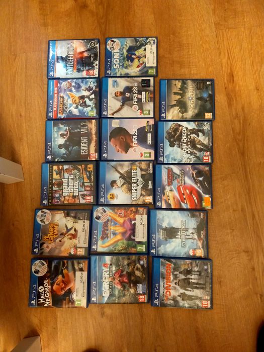 Gry na ps 4 w dobrym stanie