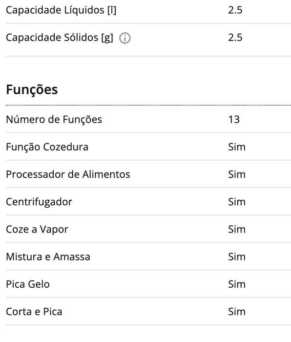 Robô de Cozinha FLAMA  Cookii Preto (2.5 L - 1500 W - 4 acessório)