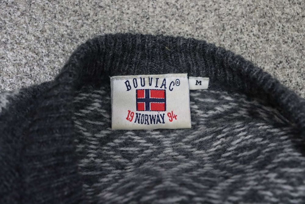 Bouviac męski wełniany sweter rozmiar M