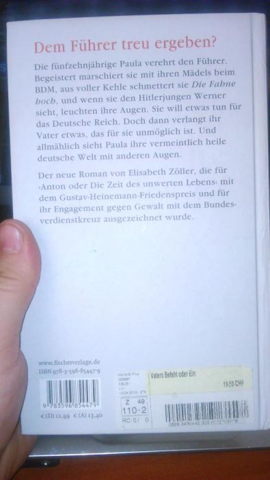 Vaters Befehl oder Ein deutsches Mädel