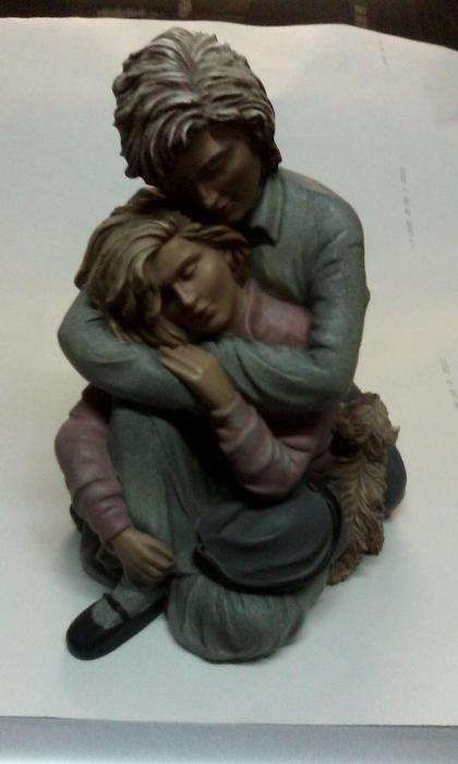 estátua de namorados