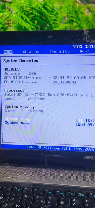 Laptop acer N61V