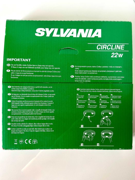 Lâmpada fluorescente circular 22W425518344554434566