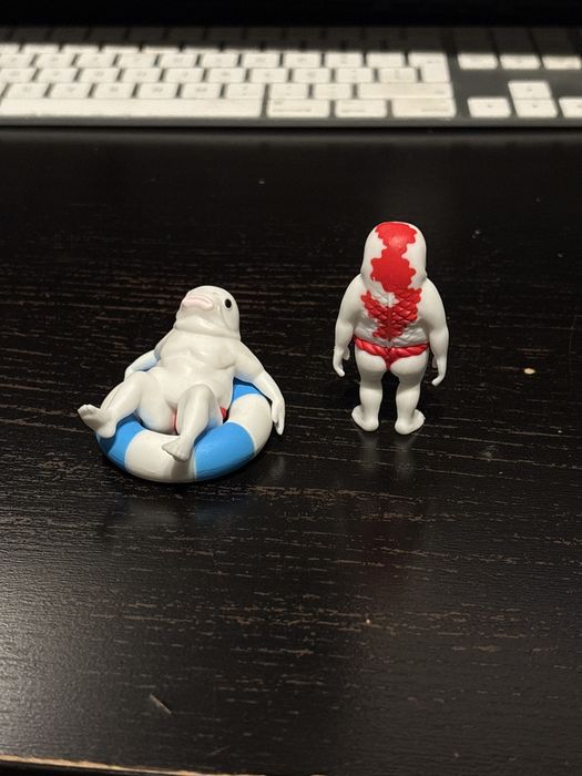 Figuras Koi-man Gashapon compradas no Japão