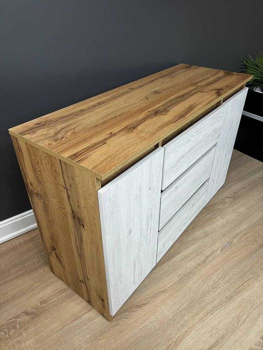 Комод 3+2 без ручок. Сучасний дизайн. 3 шухляди + 2 тумби