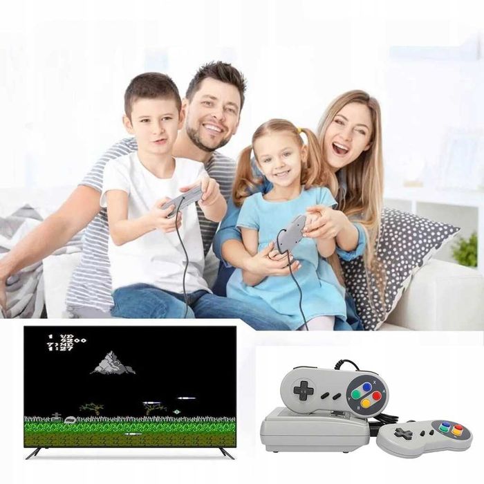 Konsola TV Gra telewizyjna 2 pady 821 gier HDMI