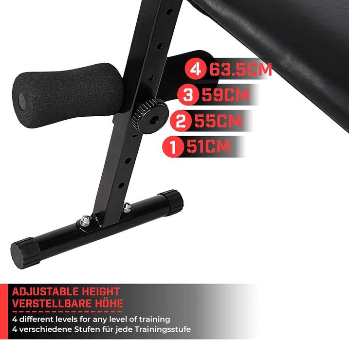 Ławka skośna czarna