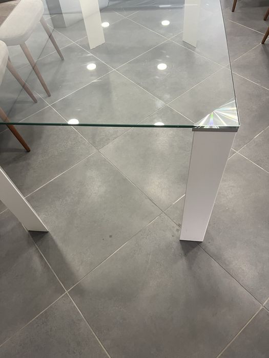 Mesa em vidro sala de jantar