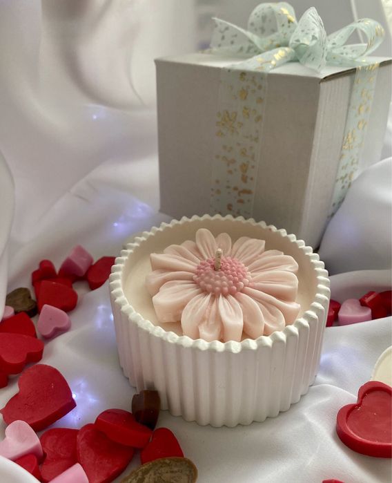 Свічки ручної роботи, свічка десерт, з вощини