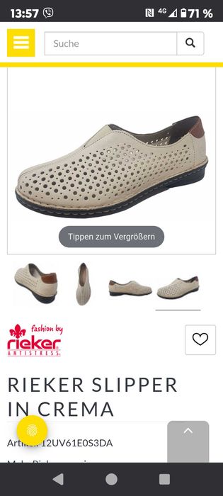 Туфли женские Rieker 36р.