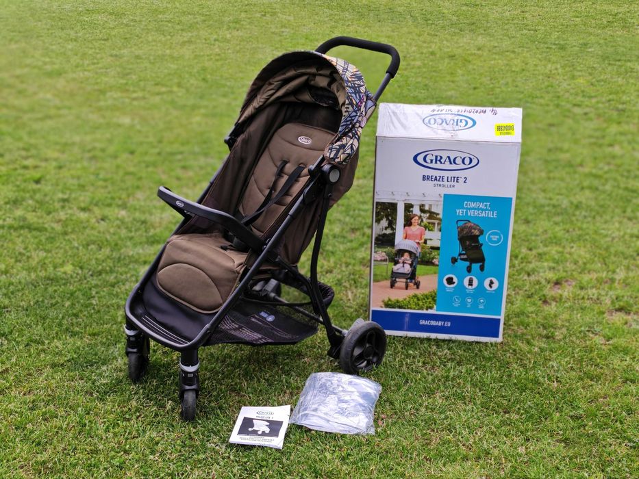 Lekki Wózek Spacerowy Graco Breaze Lite 2 | Kolor Zielony | Stan Bardzo Dobry