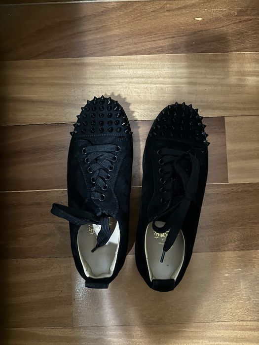 Tennis Louboutin Pretos com Picos