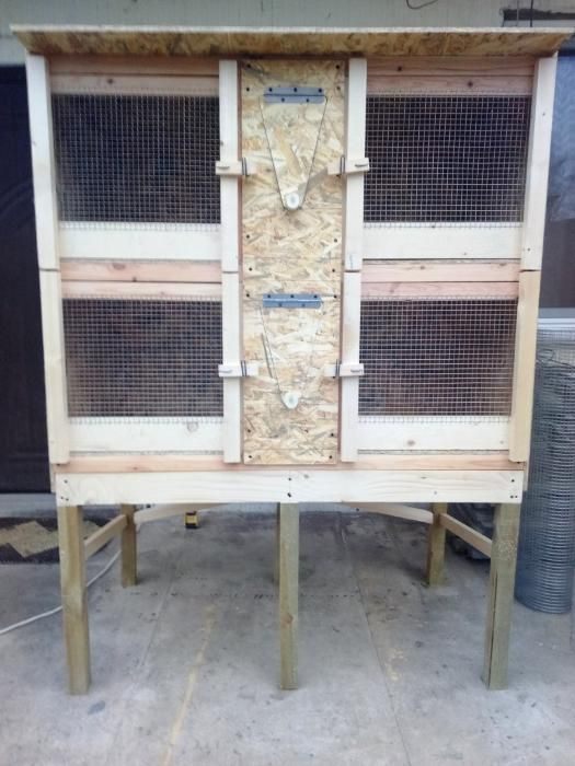Клетка для кроликов, кролеферма, ШЭД, мини-шэд, шед для кроликов