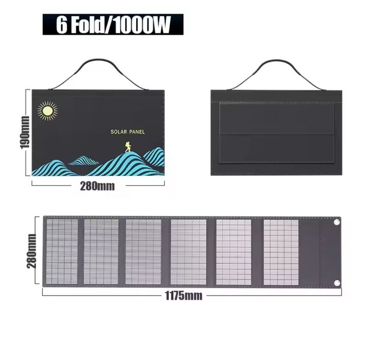 Портативна сонячна панель зарядка в  портфелі Solar Panel
