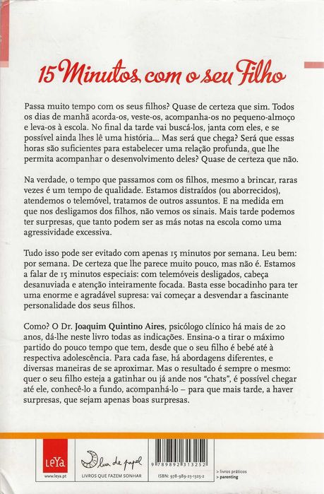 15 Minutos Com o Seu Filho