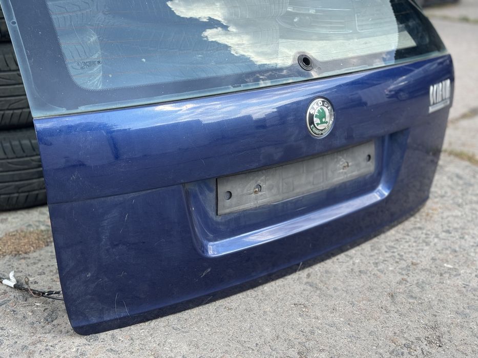 Ляда Skoda Octavia A5 синя 9462 кришка багажника Універсал шкода а5