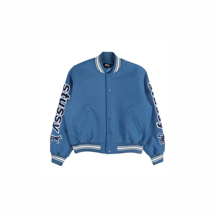 Куртка STUSSY Varsity Jacket Competition Blue
