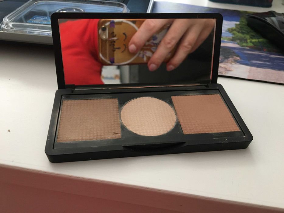 Zestaw do makijażu (brazer, puder, roz) Neo Make Up