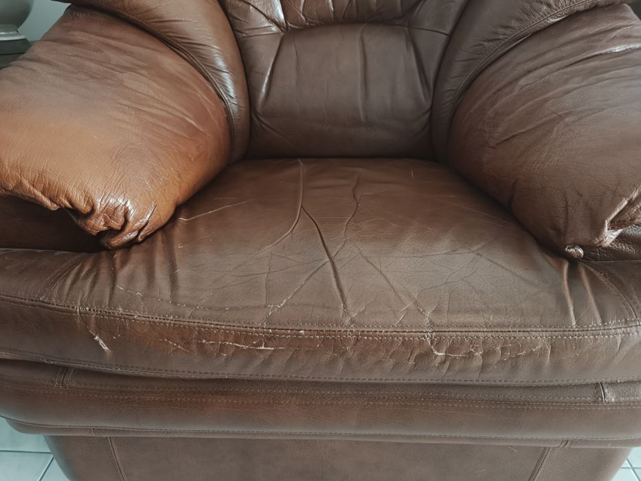 Sofás e móvel de sala