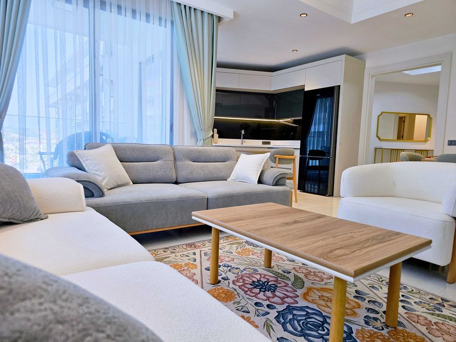 Квартира для большой семьи в премиум комплексе в Тюрклер, Алания D62