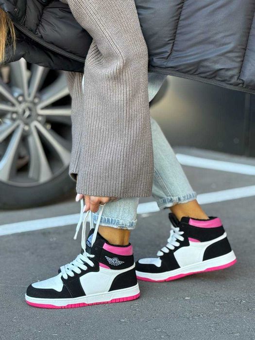 Зимові кросівки жіночі [36-41] Шкіряні На хутрі Взуття жіноче зимове