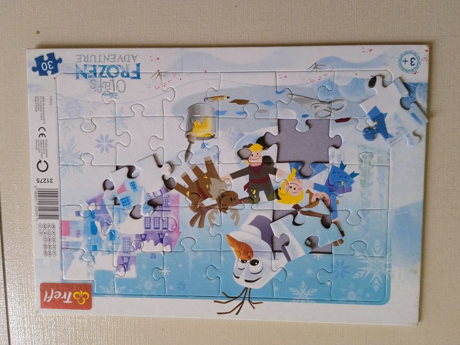 Puzzle, kraina lodu