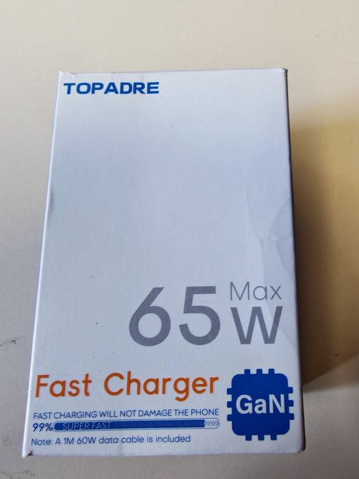 Ładowarka sieciowa USB Gran 65 W  , biała