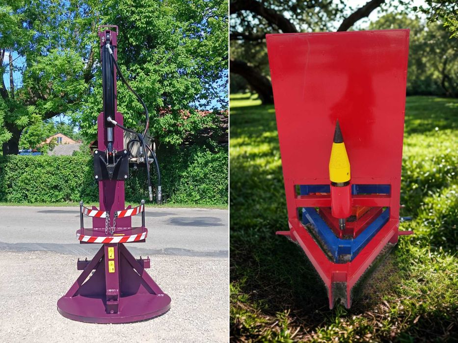 Łuparka Do Drewna NA OPAŁ Pionowa Hydrauliczna Nacisk 20t SPAWEX