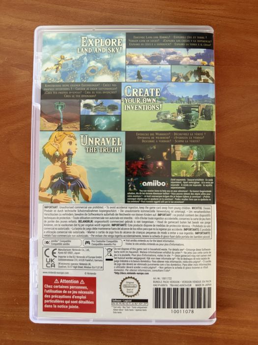 Nintendo Switch Legend of zelda tears of the kingdom