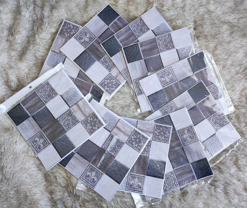 Naklejka ścienna, matowe płytki do łazienki, kuchnia, podłoga