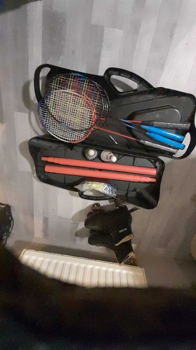 Набір бадминтон Полный комплект сетка +два набора воланчиків 12 шт