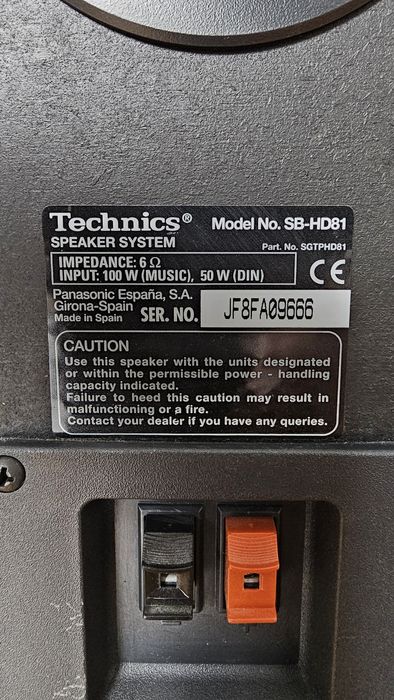 Kolumny Technics SB-HD81