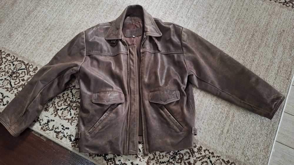 Кожаная куртка. Винтаж.