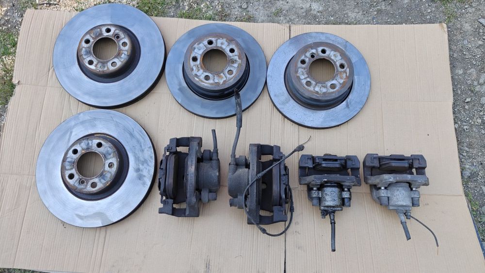 BMW X5 e70 X6 e71 tarcze 345mm przód tył zaciski klocki