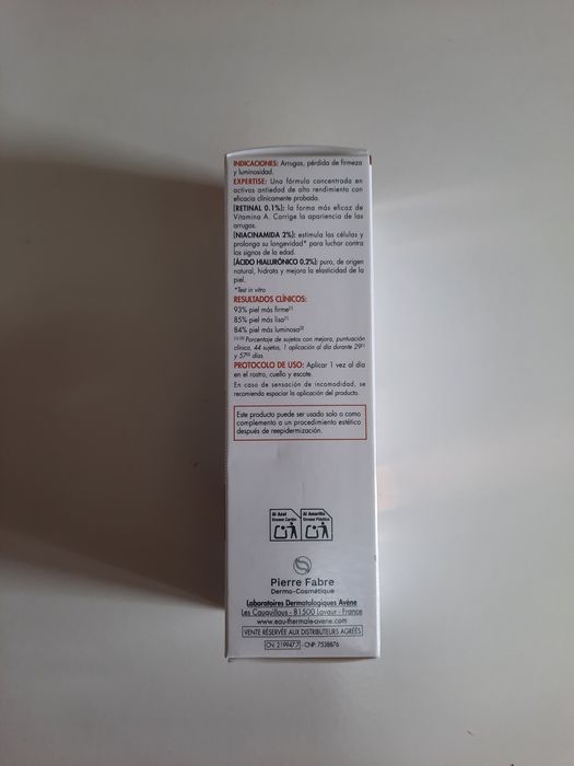 Avene Hyaluron activ procedure