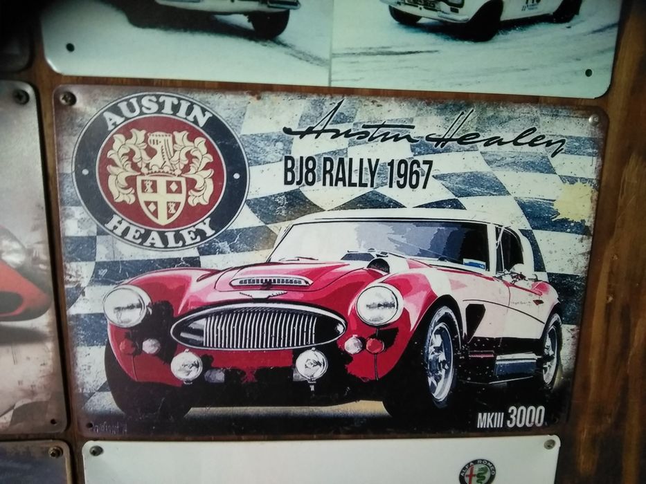 Placas metálicas vintage